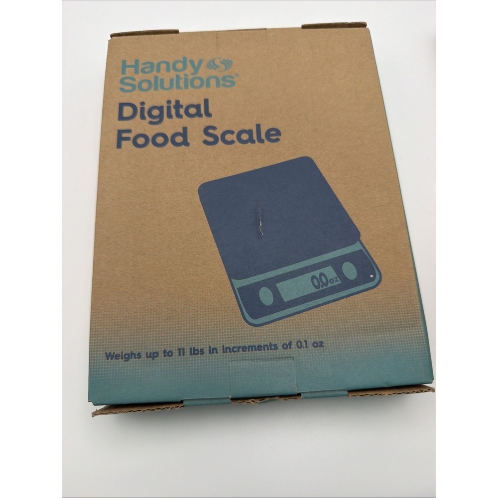 Handy Solutions Digital Food Scale Kitchen Scale 11lb Capacity 0.1oz Accuracy